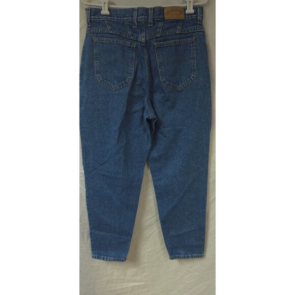Vtg Riders 90’s Womans Sz 14 Petite High Waist Tapered Leg Med Wash Jeans 32x29 - Picture 7 of 14